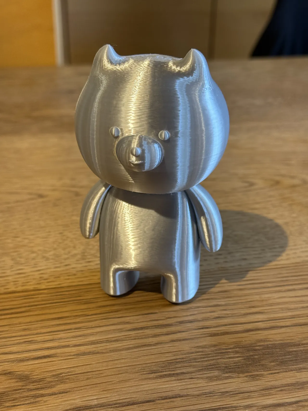 シルクフィラメントで印刷したクマデビル