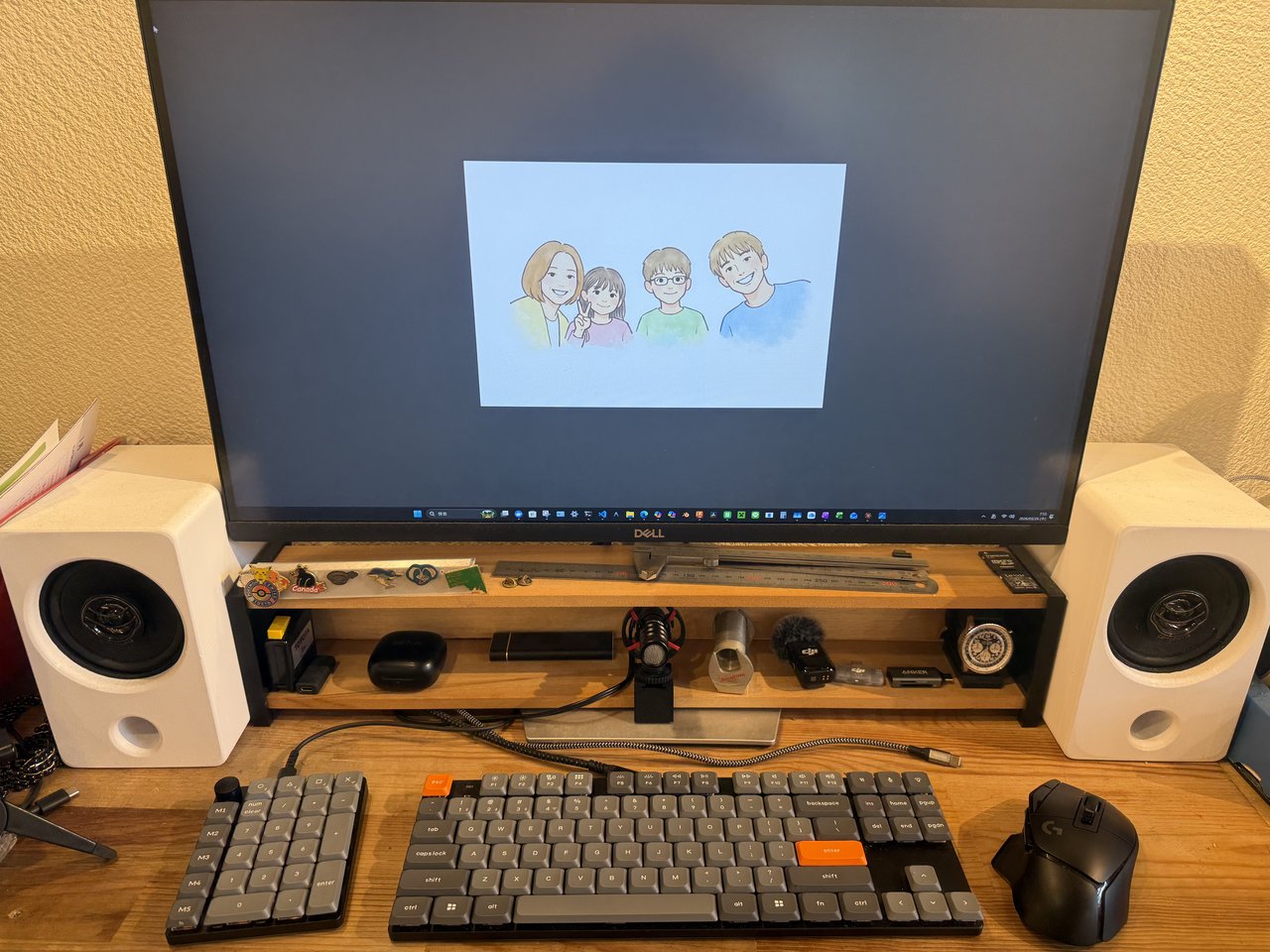 デスクセットアップ全景